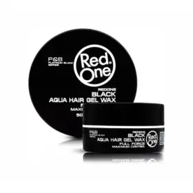 Red One Hair Styling Aqua Hair Gel Wax Black 50ml